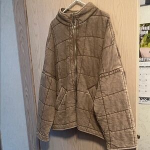 Forever 21 Tan Bomber Jacket